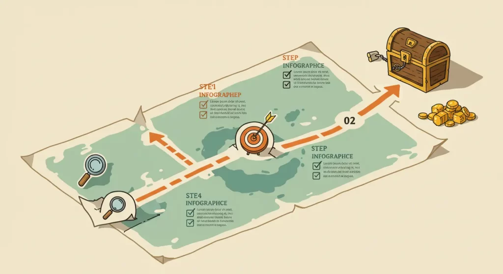 5- O Mapa do Tesouro Passo a Passo Para Escolher Nichos de Alta Conversão Com IA (Como escolher nichos de alta conversão com inteligencia artificial)